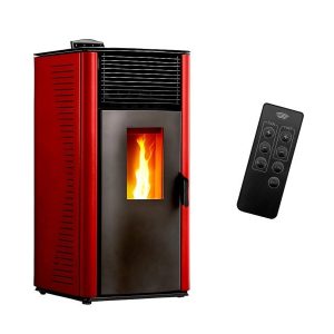 Sannover Pelletofen Anita 12 kW Bordeaux