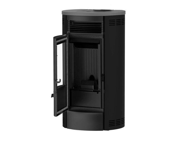 Sannover Luft-Pelletofen Flavia 9,5 kW Schwarz