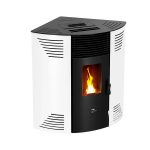 Sannover Eck-Pelletofen Iseos 12,2 kW Weiß