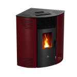 Sannover Eck-Pelletofen Iseos 12,2 kW Bordeaux