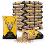 Green Gold Jura Holzpellets – 72 × 15 kg Palette (1.080 kg) – 100 % Nadelholz, DINplus & PEFC