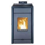SCHENGER Pelletofen HP07 Schwarz 8 kW A++ Vollautomatisch WIFI+ECO+TIMER