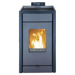 SCHENGER Pelletofen HP07 Schwarz 8 kW A++ Vollautomatisch WIFI+ECO+TIMER
