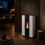Freepoint Pelletofen Roxy Stahl Anthrazit 7 kW