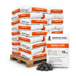 Heizfuxx BBQ-Buchenholzbriketts 18kg x 36 Gebinde 648kg Palette