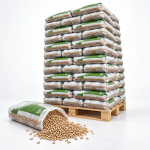DIN Pellets Holzpellets – 65 × 15 kg Palette – 100 % Nadelholz, DINplus