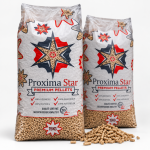 Proxima Star Holzpellets – 66 × 15 kg Palette – 100 % Nadelholz