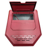SCHENGER Pelletofen HLP3602 Rot 9,3kW A++ Vollautomatisch WIFI+ECO+TIMER