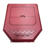 SCHENGER Pelletofen HLP3602 Rot 9,3kW A++ Vollautomatisch WIFI+ECO+TIMER