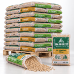 Starforest Holzpellets – 70 × 15 kg Palette – 100 % Nadelholz, DINplus