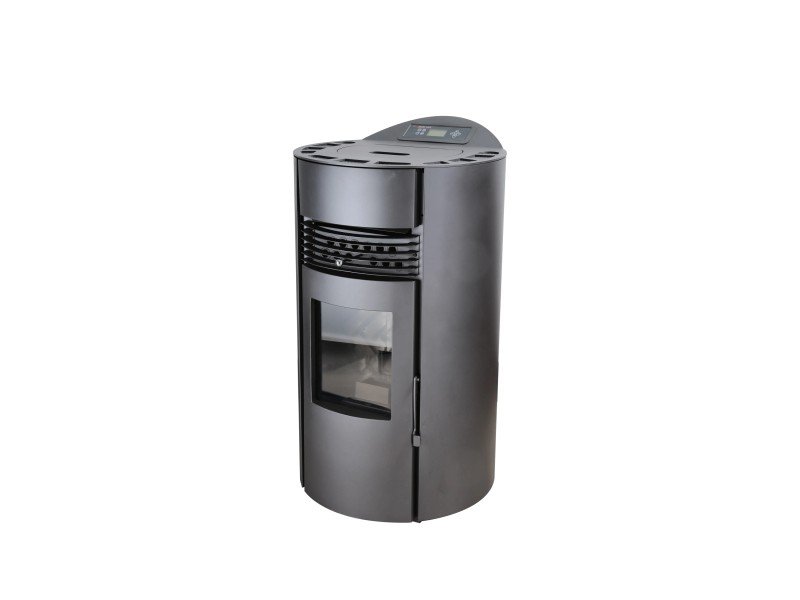 SCHENGER Pelletofen HP51-R Schwarz 8,8 kW A+ Vollautomatisch WIFI+ECO+TIMER