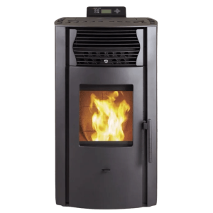 SCHENGER Pelletofen HP51 Schwarz 8,8 kW A+ Vollautomatisch WIFI+ECO+TIMER