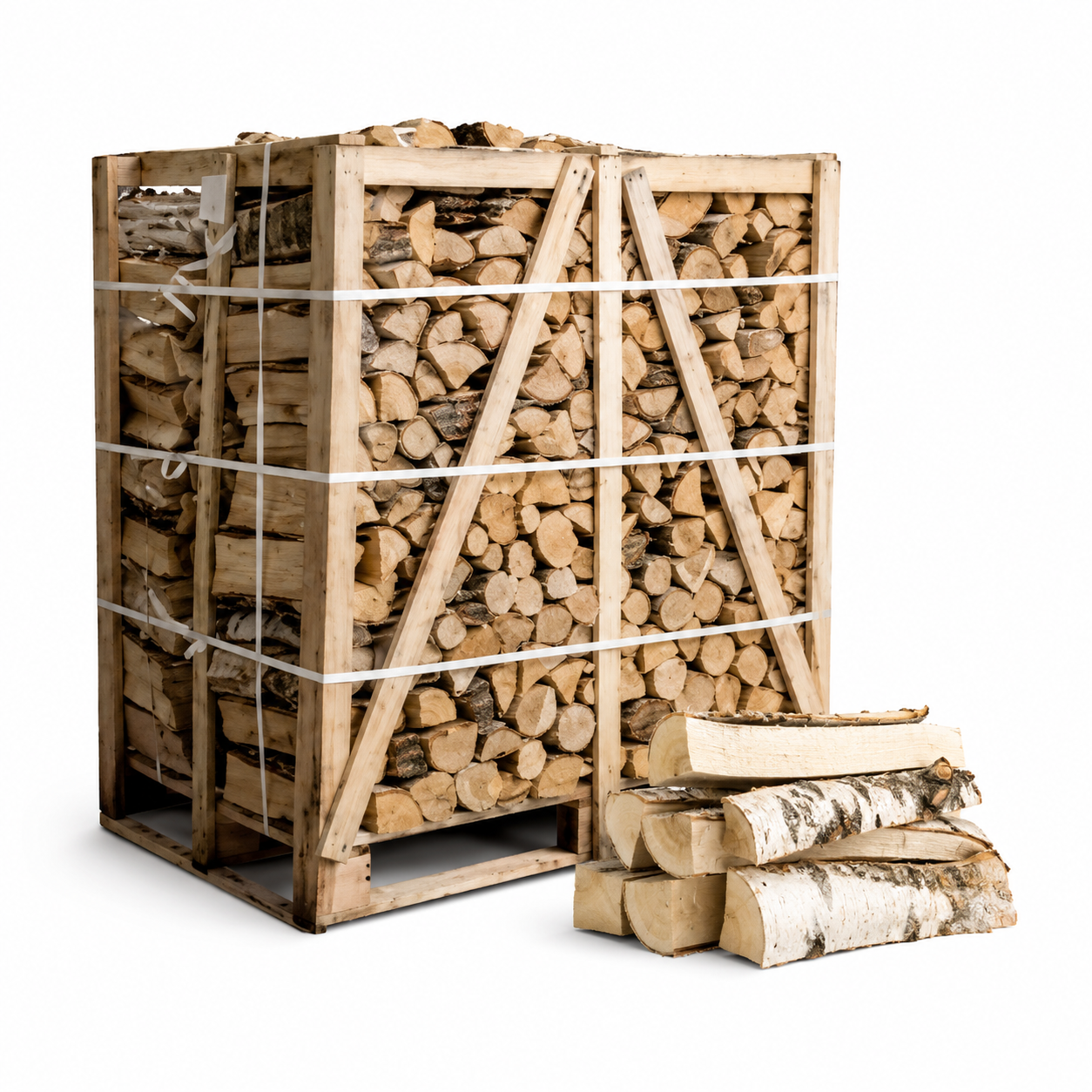 Heizfuxx Brennholz Birke 1 Rm 500kg