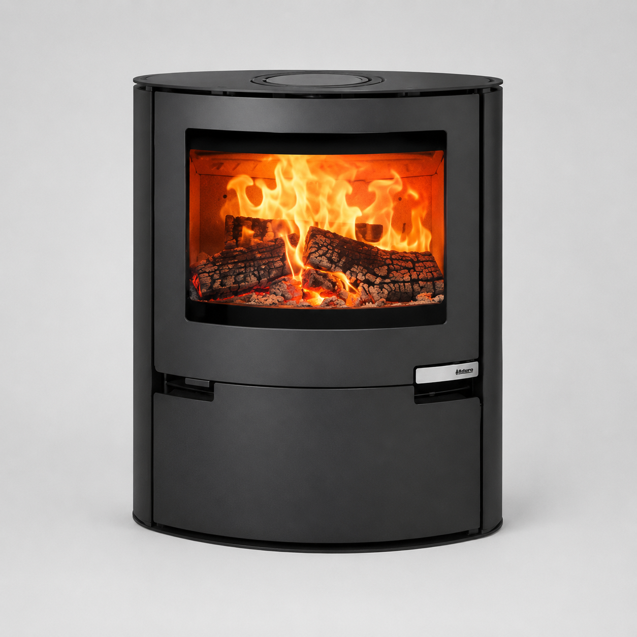 Aduro 15 Kaminofen Stahl Schwarz 6,5 kW mit Automatik