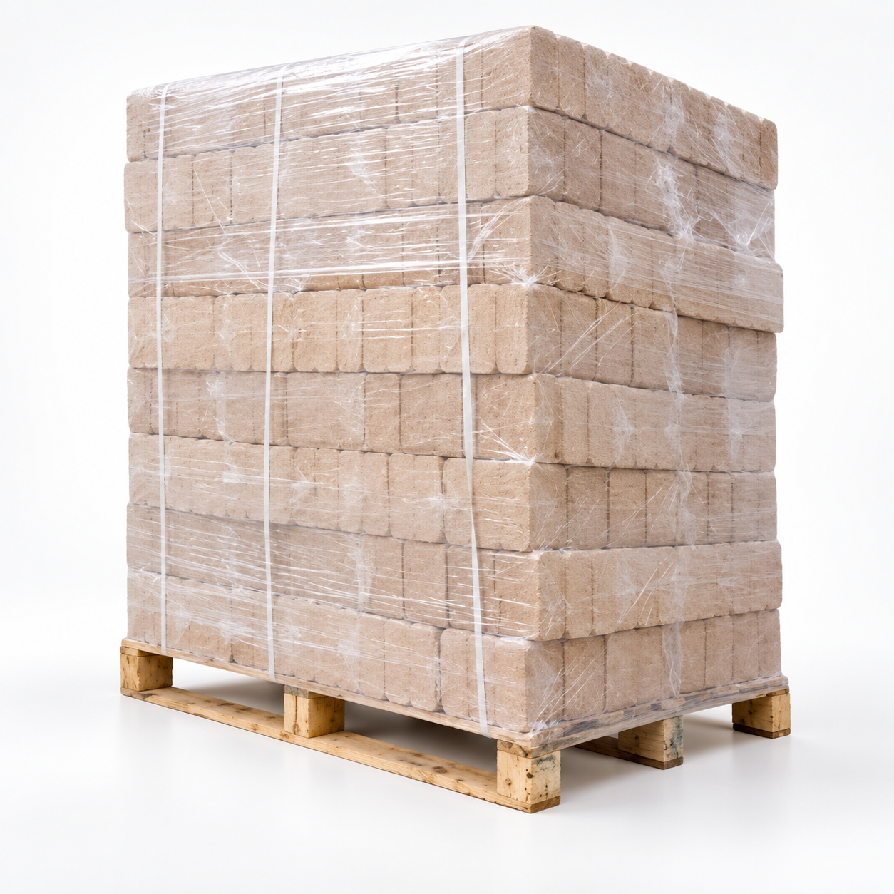 Kali Holzbriketts – Palette mit 960 kg – 100 % naturbelassen