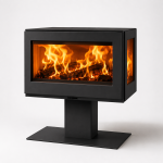 Panadero Harmonie 3V Kaminofen Stahl Schwarz Metallic 7,9 kW