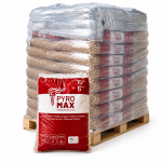 PYRO MAX Holzpellets – 78 × 15 kg Palette (1.170 kg) – 100 % Nadelholz, ENplus A1