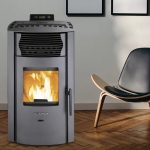 SCHENGER Pelletofen HP51 Schwarz 8,8 kW A+ Vollautomatisch WIFI+ECO+TIMER