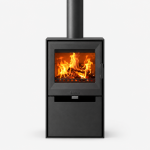 Aduro 14 Kaminofen Stahl Schwarz 6,5 kW mit Automatik