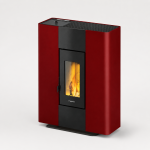 PEGASO Pelletofen Madison Stahl Bordeaux 5,3 kW mit Automatik