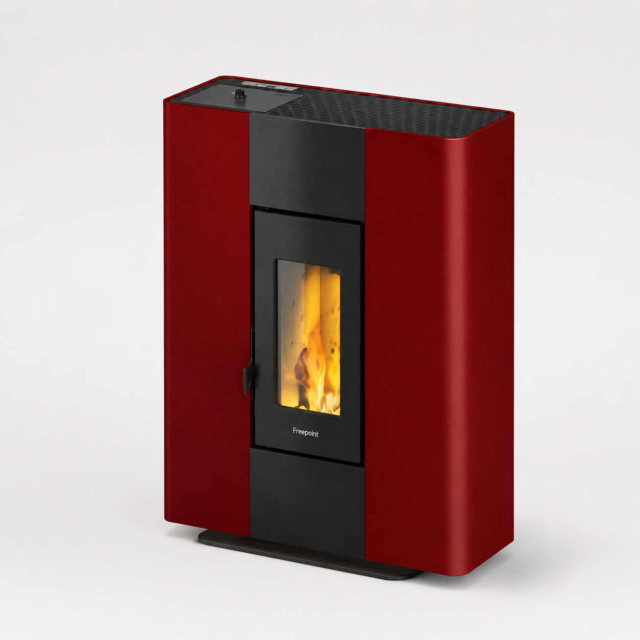 PEGASO Pelletofen Madison Stahl Bordeaux 5,3 kW mit Automatik