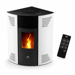 Sannover Eck-Pelletofen Iseos 12,2 kW Weiß