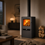 Aduro 14 Kaminofen Stahl Schwarz 6,5 kW mit Automatik