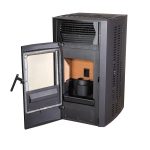 SCHENGER Pelletofen HP51 Schwarz 8,8 kW A+ Vollautomatisch WIFI+ECO+TIMER