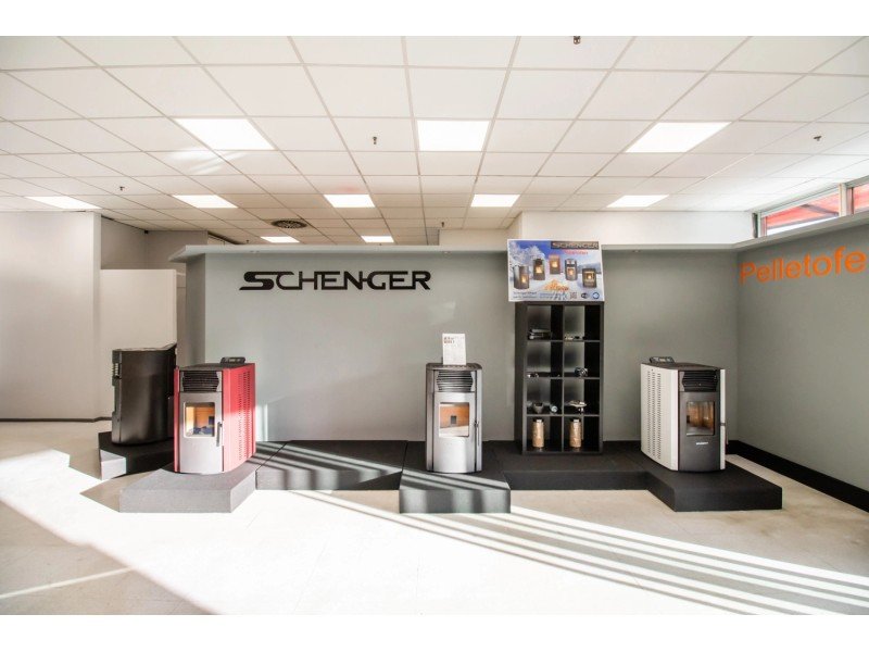 SCHENGER Pelletofen HP51 Schwarz 8,8 kW A+ Vollautomatisch WIFI+ECO+TIMER
