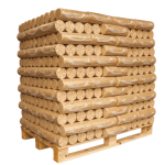 BIOENERGIE Holzbriketts – Palette 5 × 96 Briketts – hohe Heizleistung
