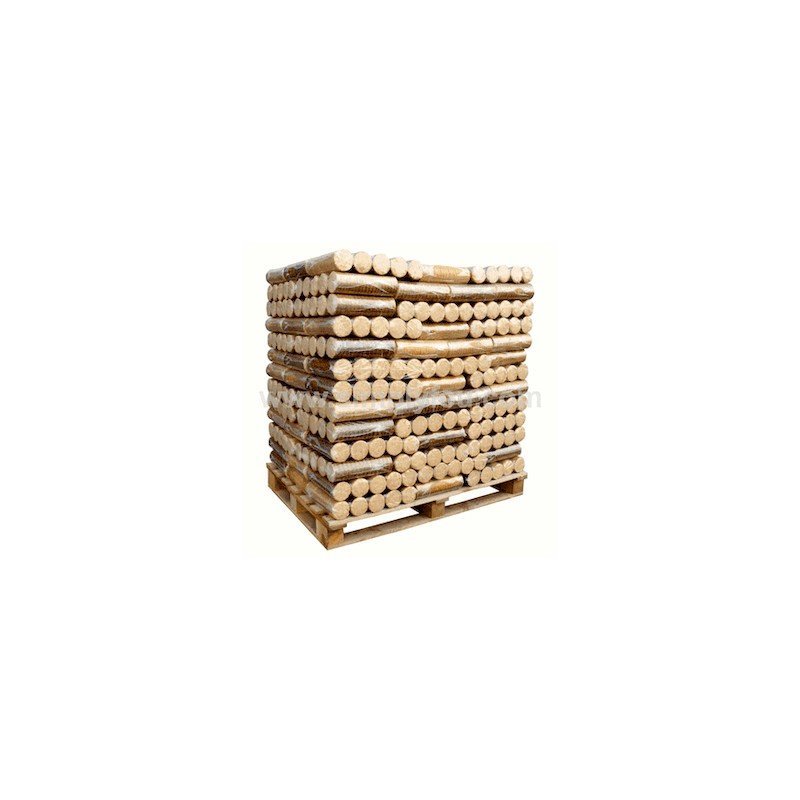 Pressholzbriketts aus 100 % Laubholz – Palette mit 1.040 kg