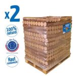 Woodstock Holzbriketts – 2 Paletten – je 104 Pakete mit 5 Briketts – gebrauchsfertig