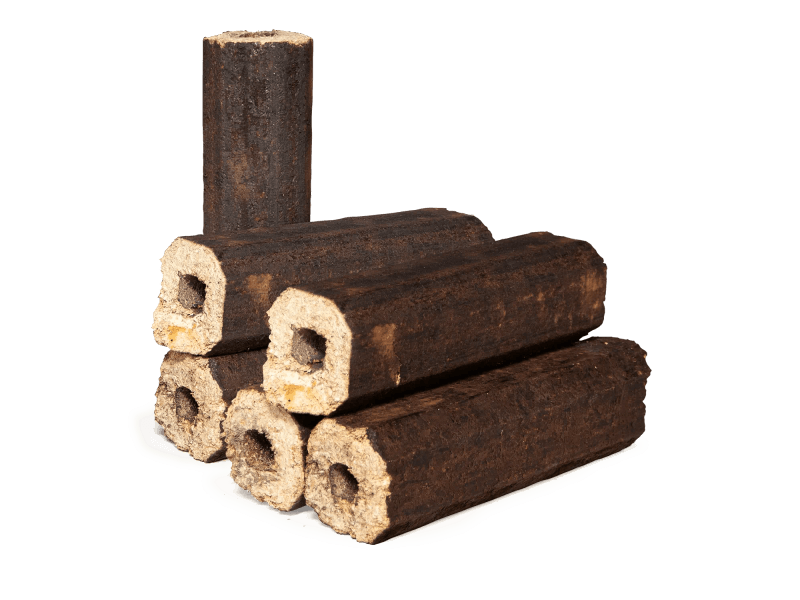 Heizfuxx PiniKay Octagon Holzbriketts Hartholz 10kg x 30 Gebinde 300kg Palette
