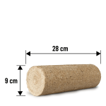 Heizfuxx Nestro XL Blue Holzbriketts Nadelholz 10kg x 96 Gebinde 960kg Palette