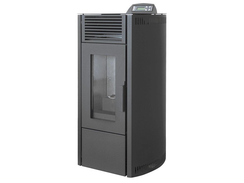 Rowi Pelletofen Stahl Schwarz 8,7 kW