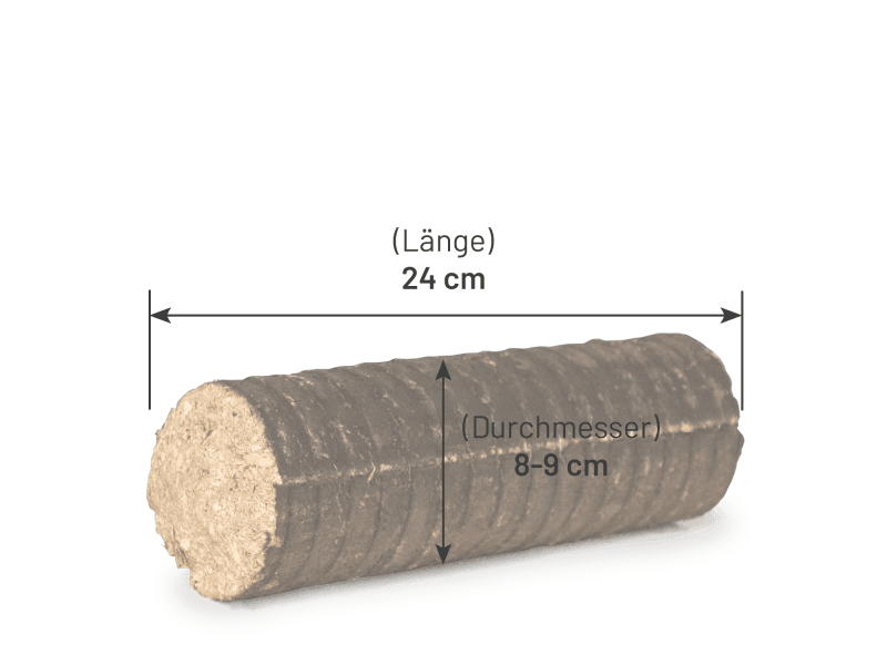 Heizfuxx Nestro M Holzbriketts Hartholz im Karton 12kg x 2 Karton 24kg