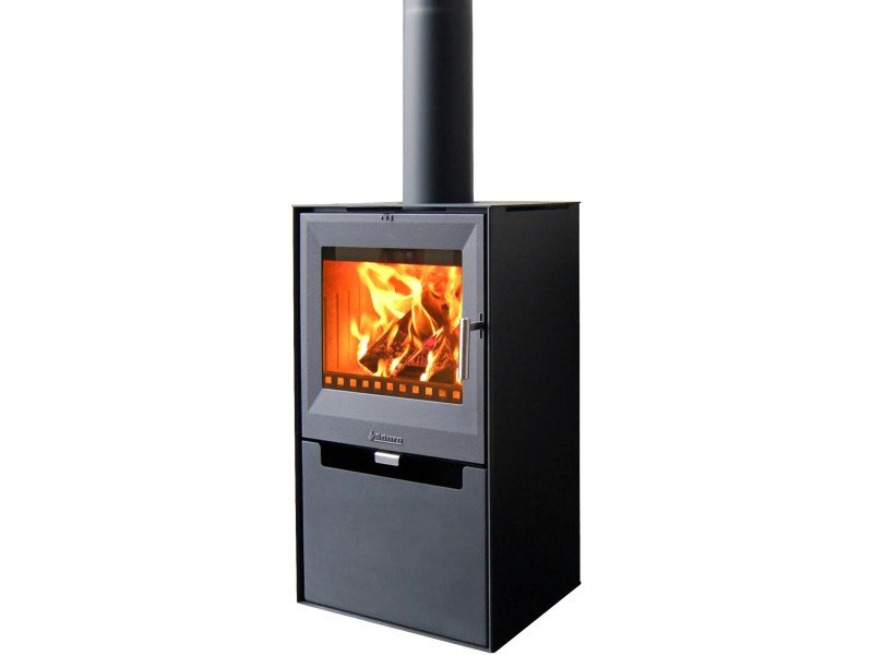 Aduro 14 Kaminofen Stahl Schwarz 6,5 kW mit Automatik