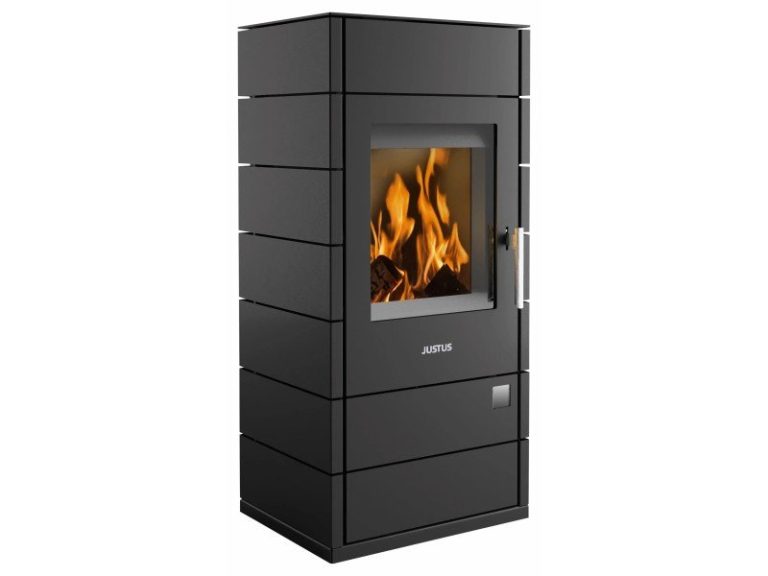 Justus Tova Kaminofen Stahl Schwarz 6 kW