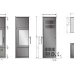 Justus Kaminofen Diego Wärme+ Schwarz 6 kW