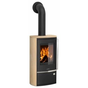 Justus Rento R II Kaminofen Sandstein Schwarz 6 kW mit Automatik
