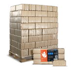 Heizfuxx RUF Original Blue Holzbriketts Nadelholz 10kg x 96 Gebinde 960kg Palette