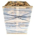 Kaminholz 25 cm Gestapelt und Trocken 160 cm x 125 cm x 125 cm