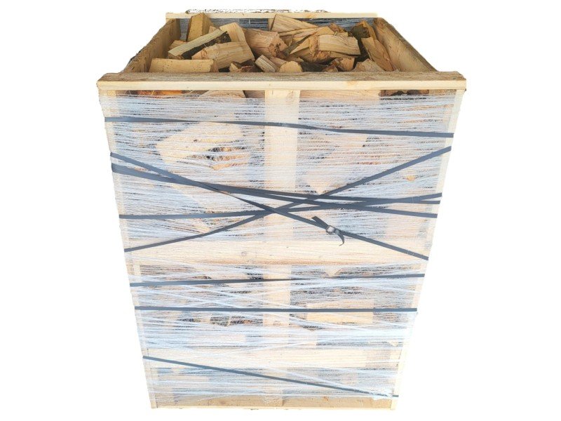Kaminholz 25 cm Gestapelt und Trocken 160 cm x 125 cm x 125 cm