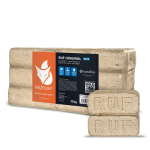 Heizfuxx RUF Original Blue Holzbriketts Nadelholz 10kg x 30 Gebinde 300kg Palette