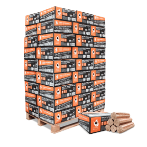 Heizfuxx BBQ-Buchenholzbriketts 18kg x 54 Gebinde 972kg Palette