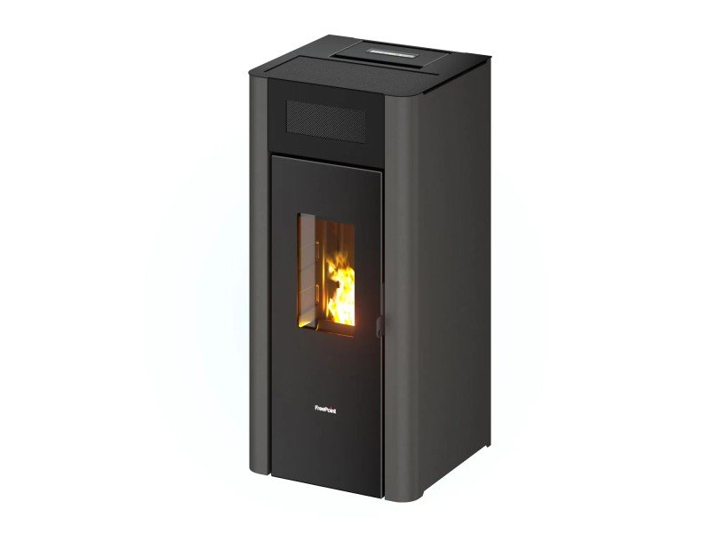 Freepoint Pelletofen Amaranto Stahl Anthrazit 8,5 kW mit Automatik