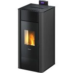 Freepoint Pelletofen Tesis Stahl Anthrazit 22,8 kW wasserführend