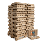 Heizfuxx Nestro XL Blue Holzbriketts Nadelholz 10kg x 96 Gebinde 960kg Palette