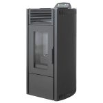 Rowi Pelletofen Stahl Schwarz 7,7 kW