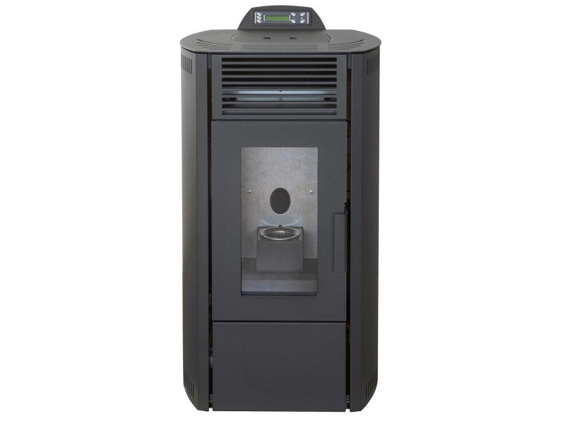 Rowi Pelletofen Stahl Schwarz 7,7 kW